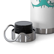 Load image into Gallery viewer, Teal Biohazard 22oz Vacuum Insulated Bottle
