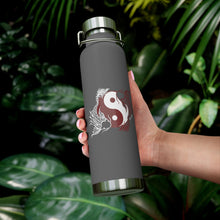 Load image into Gallery viewer, Yin Yang Koi Fish in Red and White 22oz Vacuum Insulated Bottle
