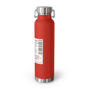 Sarcasticholine Copper Vacuum Insulated Bottle, 22oz