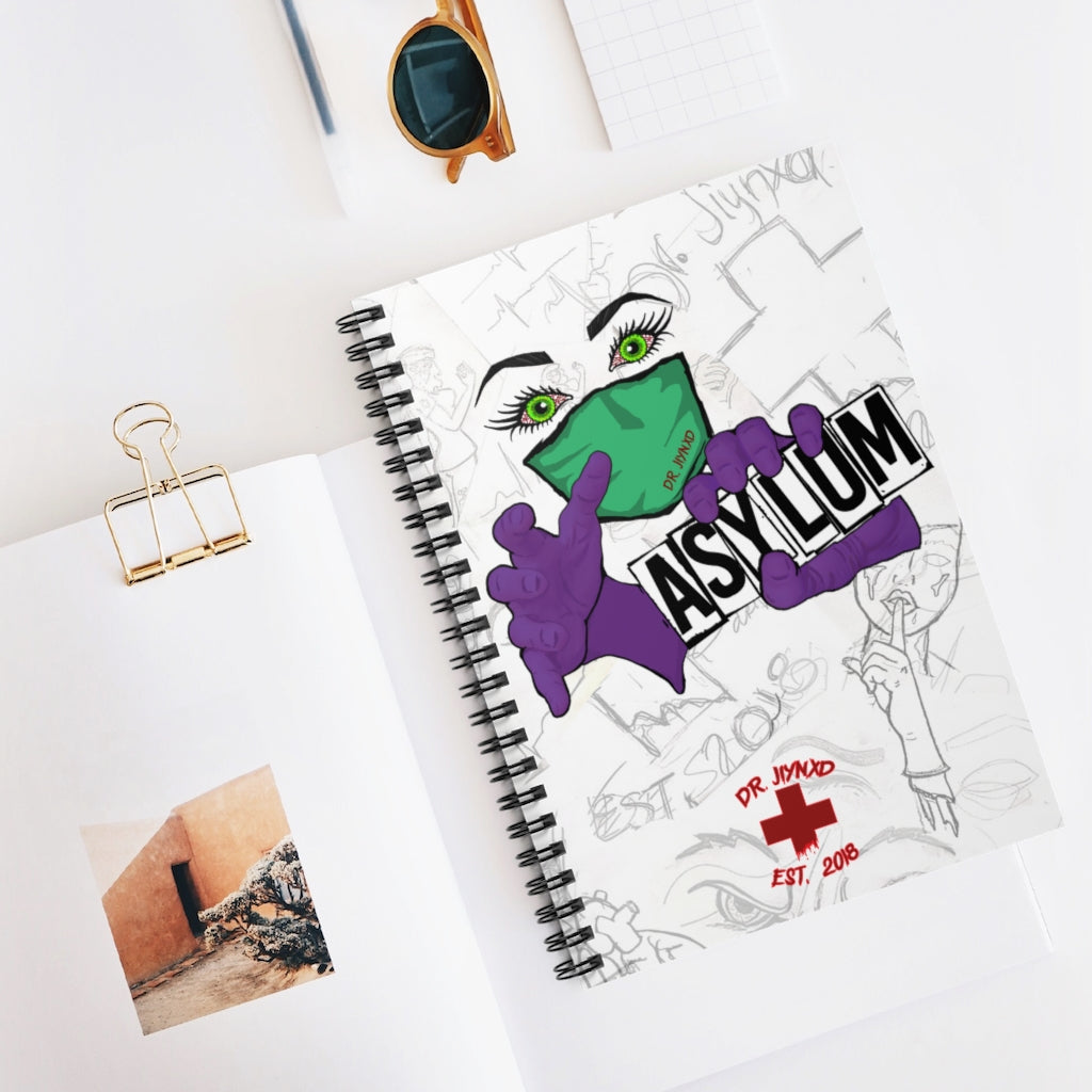 Asylum Spiral Notebook - Ruled Line
