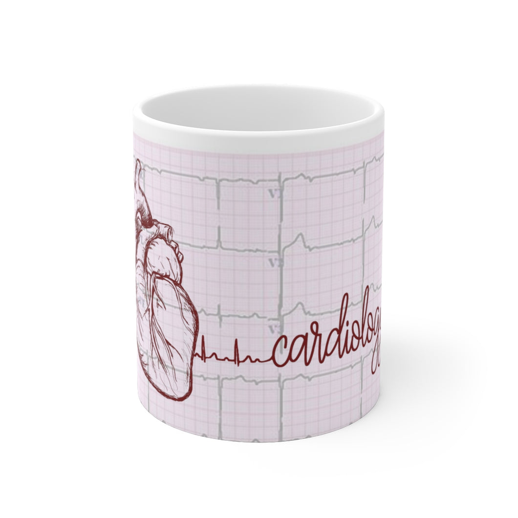 Cardiology White Ceramic Mug