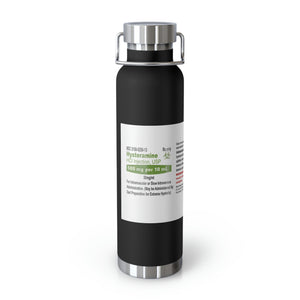 Hysteramine Pharma"pseudo"cal Copper Vacuum Insulated Bottle, 22oz