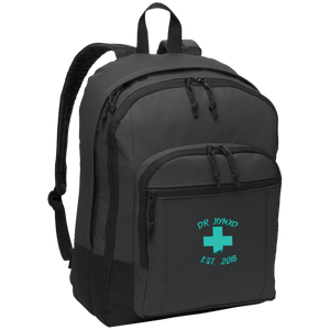Jiynxd Teal Cross Logo Basic Backpack