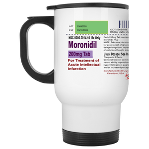 Moronidil White Travel Mug