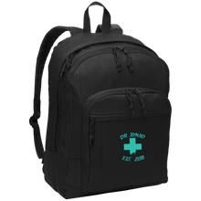Load image into Gallery viewer, Jiynxd Teal Cross Logo Basic Backpack
