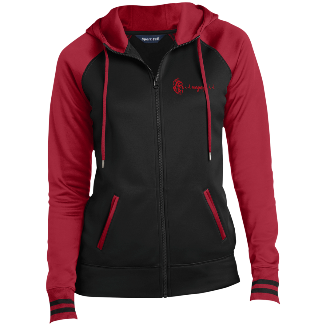Emergency Ladies' Moisture Wick Full-Zip Hooded Jacket