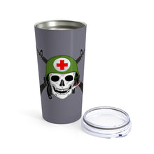 Load image into Gallery viewer, Grey Combat Medic Tumbler 20oz
