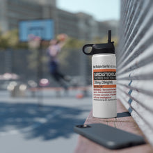 Load image into Gallery viewer, Sarcasticholine Stainless Steel Water Bottle, Standard Lid
