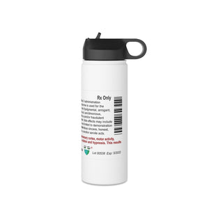 Hypocritamine Stainless Steel Water Bottle, Standard Lid