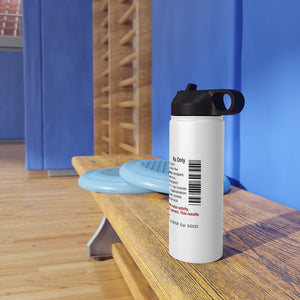 Hypocritamine Stainless Steel Water Bottle, Standard Lid