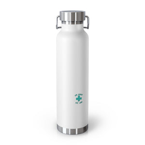 Teal Biohazard 22oz Vacuum Insulated Bottle