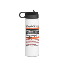 Load image into Gallery viewer, Sarcasticholine Stainless Steel Water Bottle, Standard Lid
