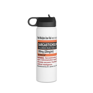 Sarcasticholine Stainless Steel Water Bottle, Standard Lid