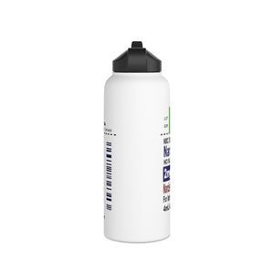 Narcisstican 32oz Stainless Steel Water Bottle, Standard Lid