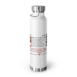 Sarcasticholine Copper Vacuum Insulated Bottle, 22oz