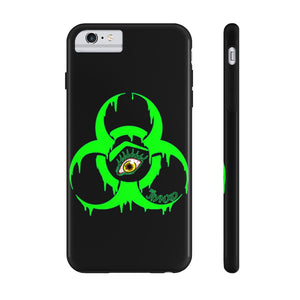 Green Biohazard Case Mate Tough Phone Cases
