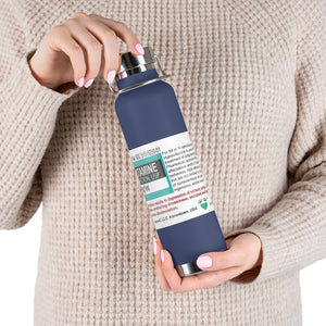Hypocritamine Copper Vacuum Insulated Bottle, 22oz