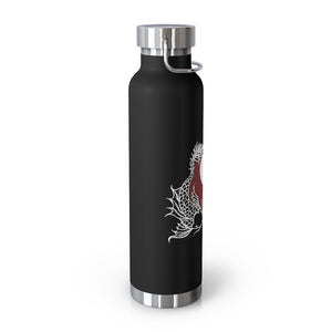 Yin Yang Koi Fish in Red and White 22oz Vacuum Insulated Bottle