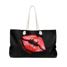 Load image into Gallery viewer, Jiynxd Your Lips Weekender Bag
