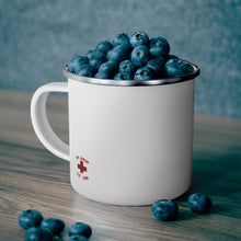 Load image into Gallery viewer, Emergency Heart  Small Enamel Campfire Mug
