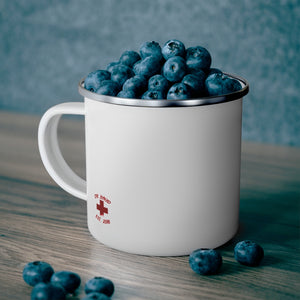 Emergency Heart  Small Enamel Campfire Mug