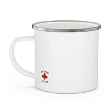 Load image into Gallery viewer, Emergency Heart  Small Enamel Campfire Mug
