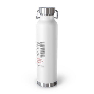 Sarcasticholine Copper Vacuum Insulated Bottle, 22oz