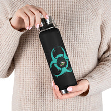 Load image into Gallery viewer, Teal Biohazard 22oz Vacuum Insulated Bottle
