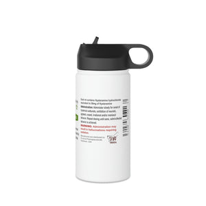 Hysteramine Pharma"pseudo"cal Stainless Steel Water Bottle, Standard Lid