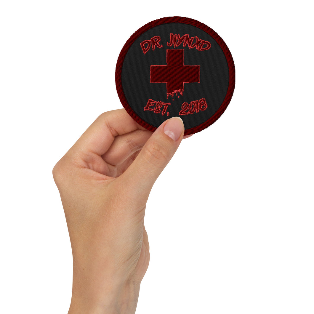 Dr. Jiynxd Cross Embroidered patches