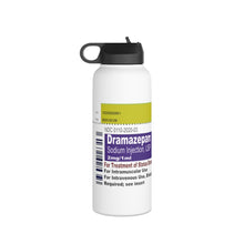 Load image into Gallery viewer, Dramazepam 32oz Stainless Steel Water Bottle, Standard Lid
