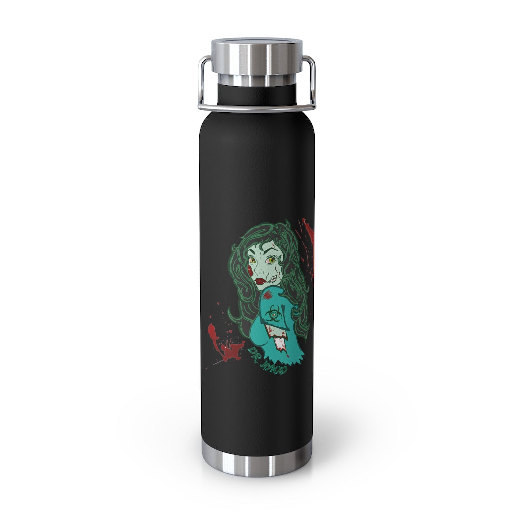 Zombie Girl 22oz Vacuum Insulated Bottle