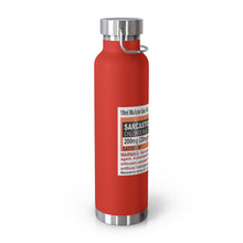 Load image into Gallery viewer, Sarcasticholine Copper Vacuum Insulated Bottle, 22oz
