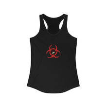 Load image into Gallery viewer, Women&#39;s Ideal Racerback Red Biohazard Tank
