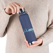 Load image into Gallery viewer, Emergency Heart in Blue/white 22oz Vacuum Insulated Bottle
