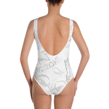 Load image into Gallery viewer, Dr. Jiynxd Blue Cross One-Piece Swimsuit
