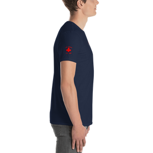 Dr. Jiynxd Short-Sleeve Unisex T-Shirt with EKG Sleeve