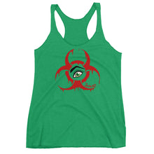 Load image into Gallery viewer, Dr. Jiynxd Biohazard Women&#39;s Racerback Tank
