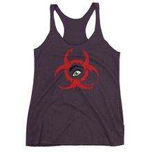 Load image into Gallery viewer, Dr. Jiynxd Biohazard Women&#39;s Racerback Tank
