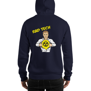 Rad tech Man (Blonde) Hooded Sweatshirt
