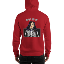 Load image into Gallery viewer, Rad Tech Girl Black Hair Hooded Sweatshirt
