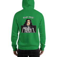 Load image into Gallery viewer, Rad Tech Girl Black Hair Hooded Sweatshirt
