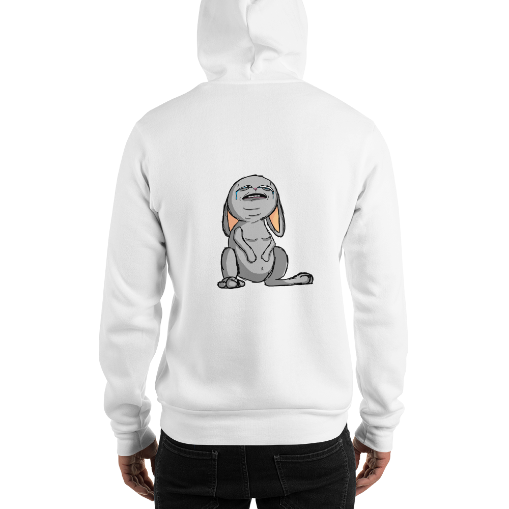 Emo Bunny Hooded Sweatshirt