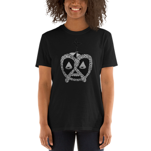 Pretzel Boy Short-Sleeve Unisex T-Shirt ( design on front)