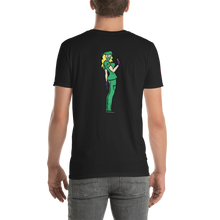 Load image into Gallery viewer, Dr. Jiynxd Short-Sleeve Unisex T-Shirt with EKG Sleeve
