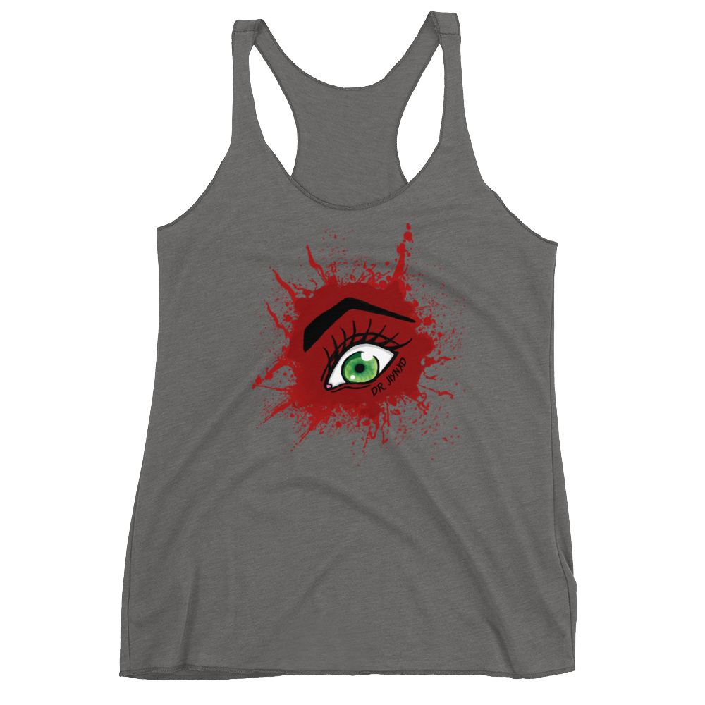 Dr. Jiynxd Bloody Eye Women's Racerback Tank