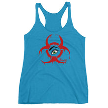 Load image into Gallery viewer, Dr. Jiynxd Biohazard Women&#39;s Racerback Tank
