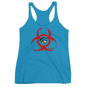 Dr. Jiynxd Biohazard Women's Racerback Tank