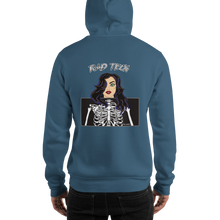 Load image into Gallery viewer, Rad Tech Girl Black Hair Hooded Sweatshirt
