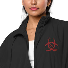 Load image into Gallery viewer, Biohazard Logo Recycled tracksuit jacket
